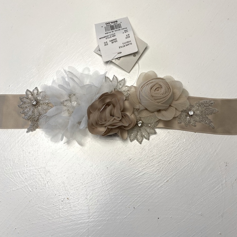 Bridal sash David’s Bridal